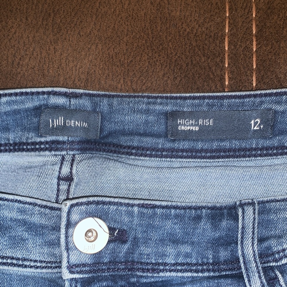 J.Jill High Rise Cropped Jean - Picture 3 of 6